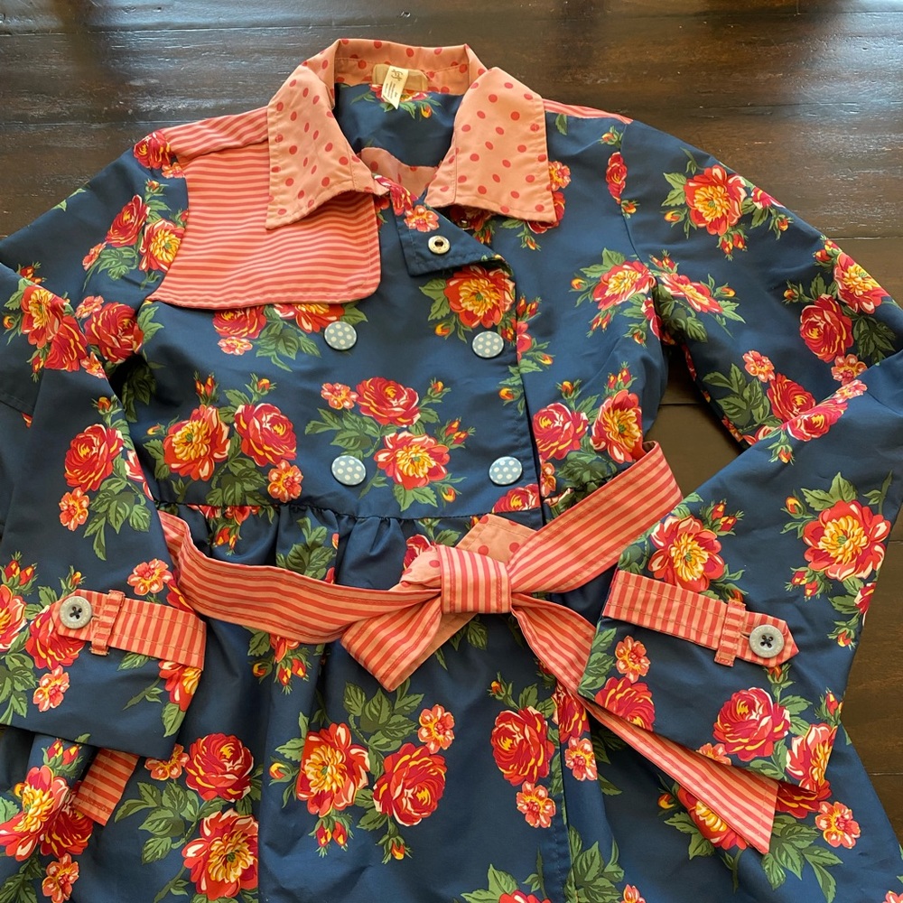 MJ girls size 12 raincoat